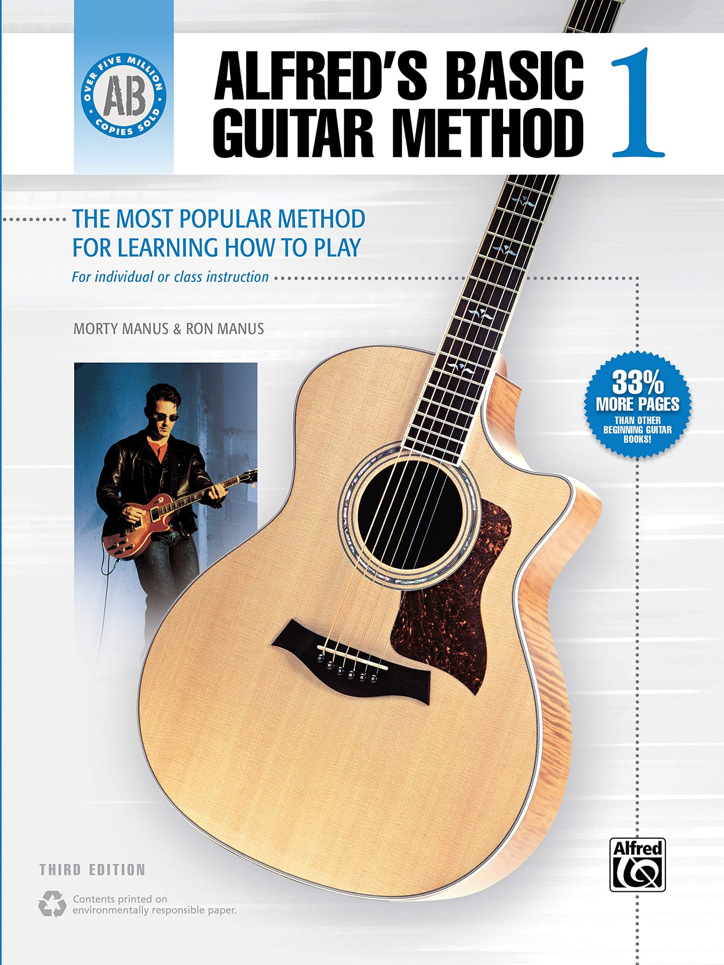 Alfred's Basic Guitar Method 1 (Alfred's Basic Guitar Library, Bk 1) - 3913