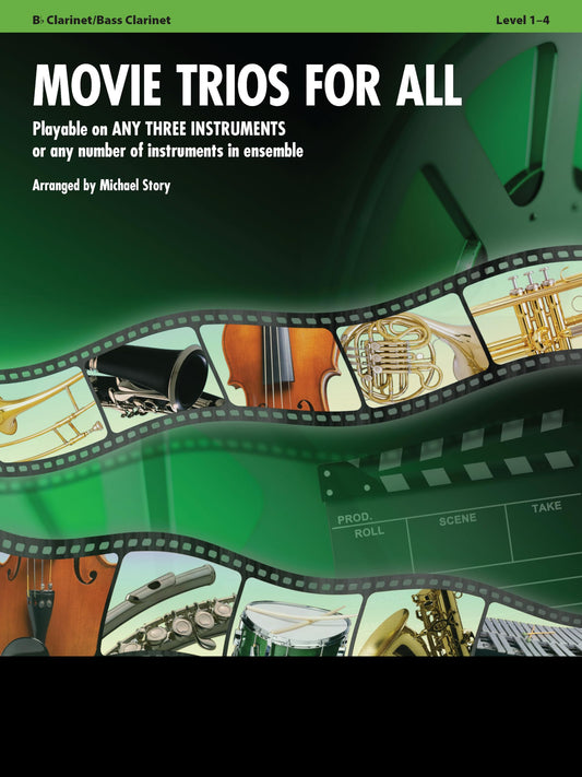 Movie Trios for All: B-flat Clarinet, Bass Clarinet (For All Series)