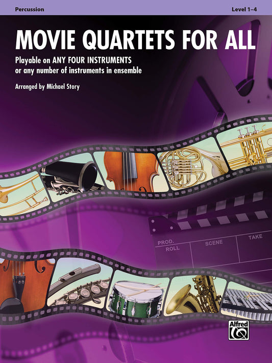 Movie Quartets for All: Percussion (For All Series)