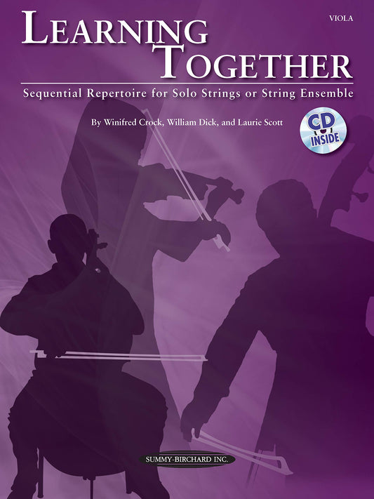 Learning Together: Sequential Repertoire for Solo Strings or String Ensemble (Viola), Book & Online Audio