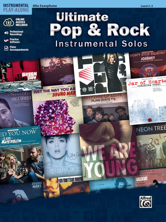 Ultimate Pop & Rock Instrumental Solos: Alto Sax, Book & Online Audio/Software/PDF (Ultimate Pop Instrumental Solos Series)