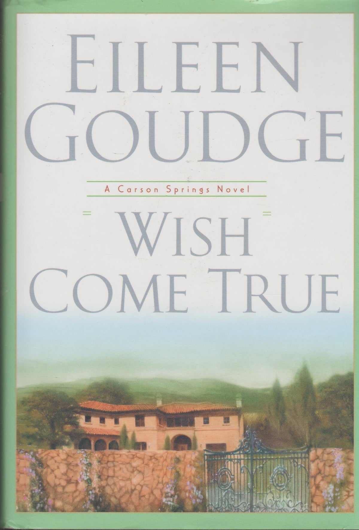 Wish Come True (A Carson Springs Novel) (Doubleday Large Print Home Library Edition.)