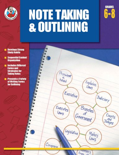 Note Taking & Outlining, Grades 6-8