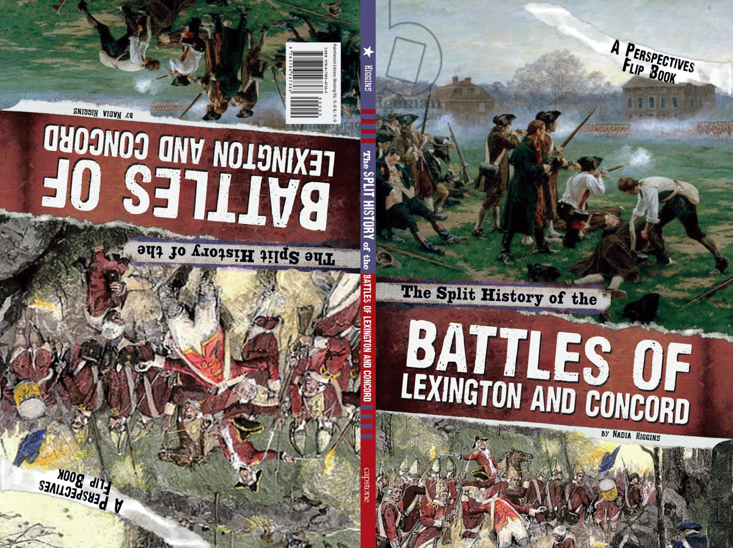 The Split History of the Battles of Lexington and Concord: A Perspectives Flip Book (Perspectives Flip Books: Famous Battles)