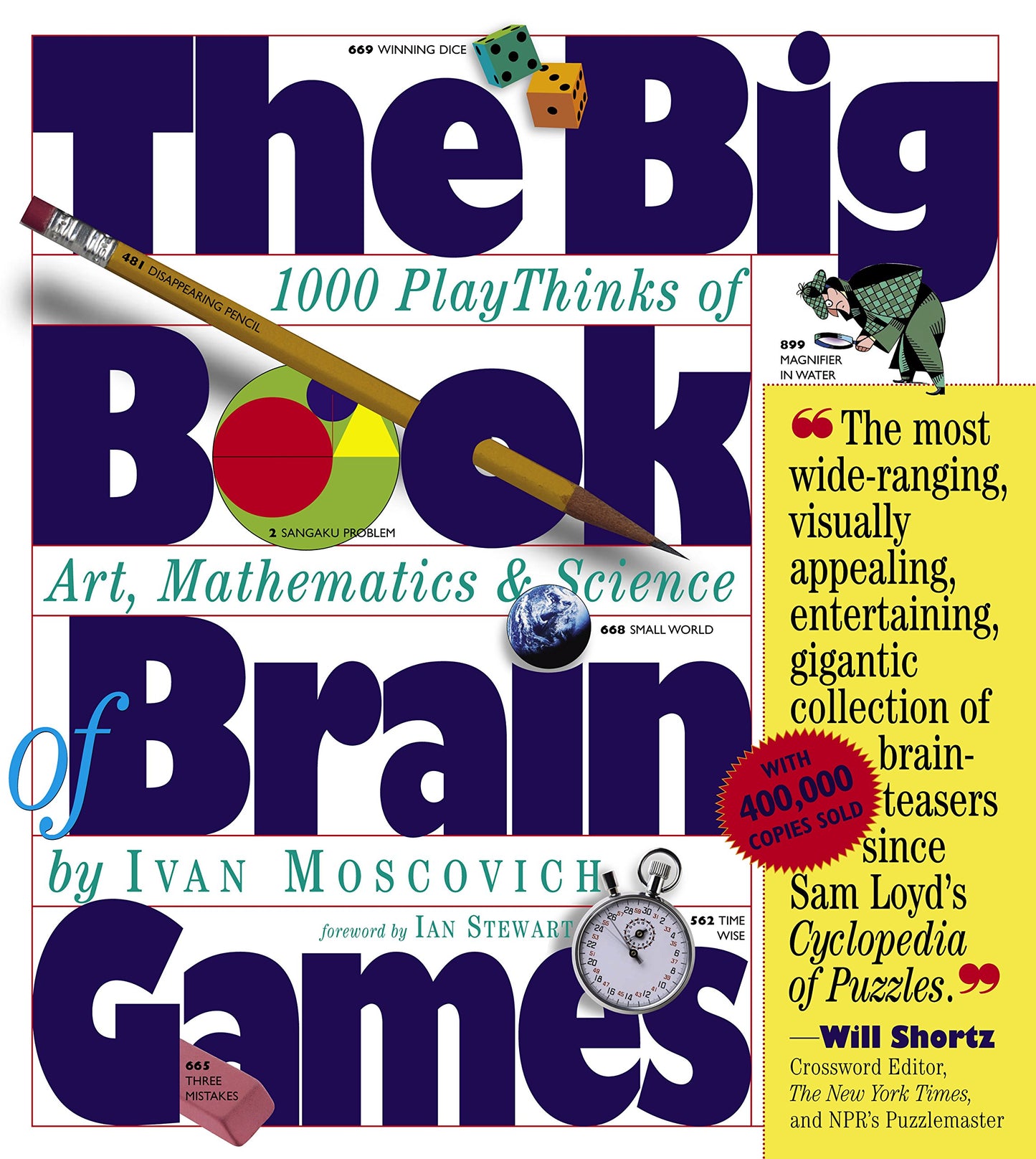 The Big Book of Brain Games: 1,000 PlayThinks of Art, Mathematics & Science - 9225