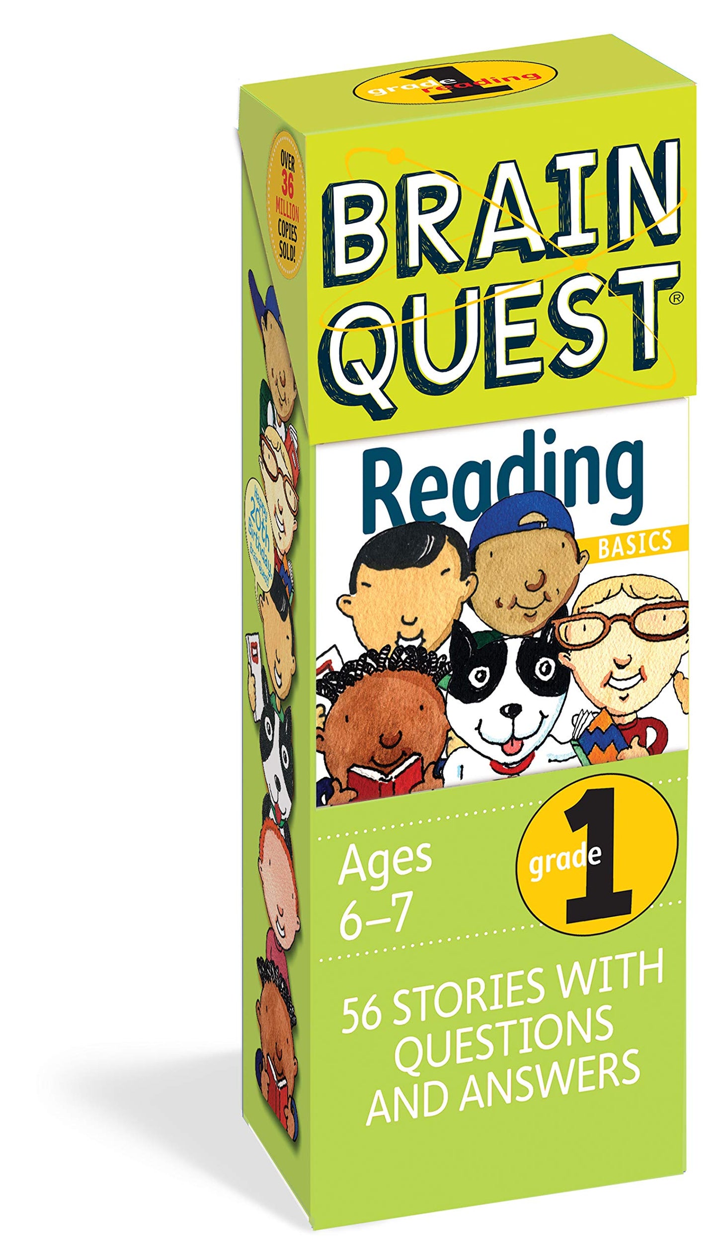 Brain Quest 1st Grade Reading Q&A Cards: 56 Questions and Answers to Challenge the Mind. Curriculum-based! Teacher-approved! (Brain Quest Decks) (Brain Quest Smart Cards) - 2493