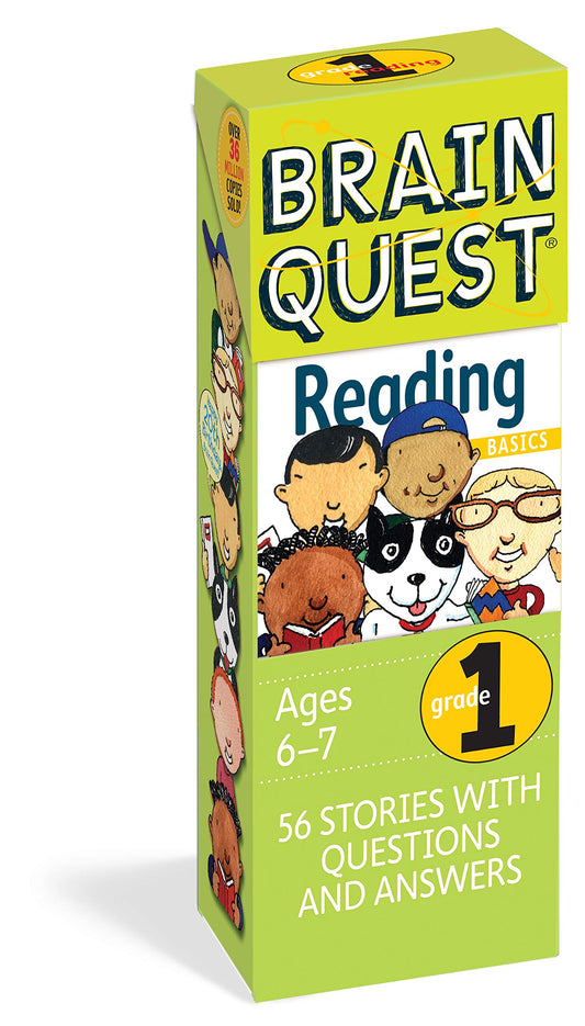 Brain Quest 1st Grade Reading Q&A Cards: 56 Questions and Answers to Challenge the Mind. Curriculum-based! Teacher-approved! (Brain Quest Decks) (Brain Quest Smart Cards) - 2493