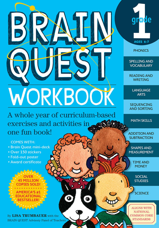BRAIN QUEST WORKBOOK: GRADE 1 - 2137