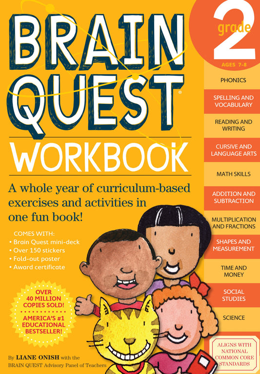 Brain Quest Workbook, Grade 2 - 4524