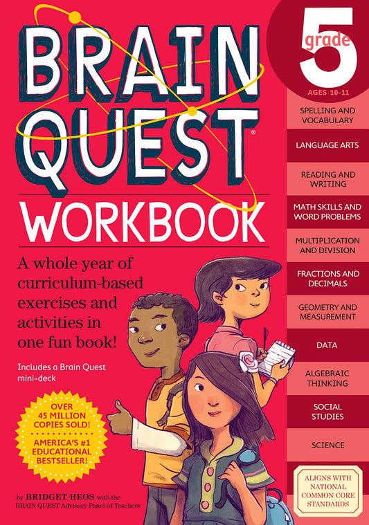 Brain Quest Workbook: Grade 5 - 8461