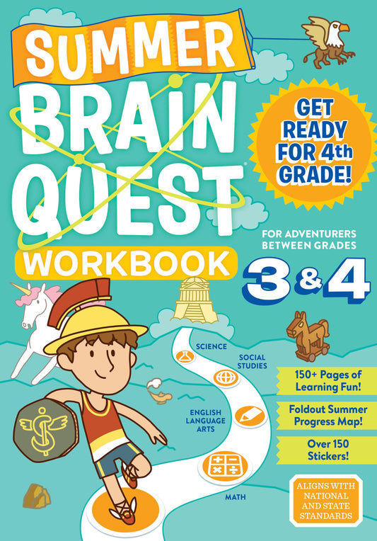 Summer Brain Quest: Between Grades 3 & 4 - 7589