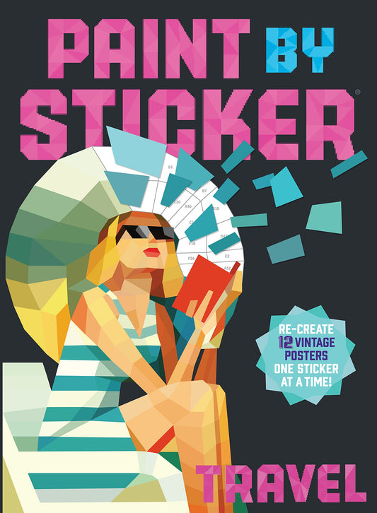 Paint by Sticker: Travel: Re-create 12 Vintage Posters One Sticker at a Time! - 1139