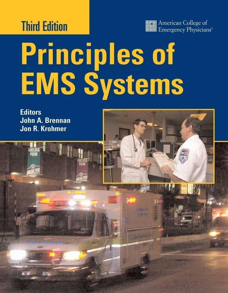Principles of EMS Systems: .