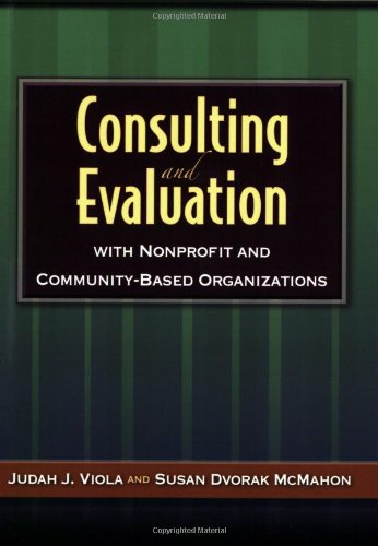 Consulting and Evaluation With Nonprofit and Community-Based Organizations - 7182