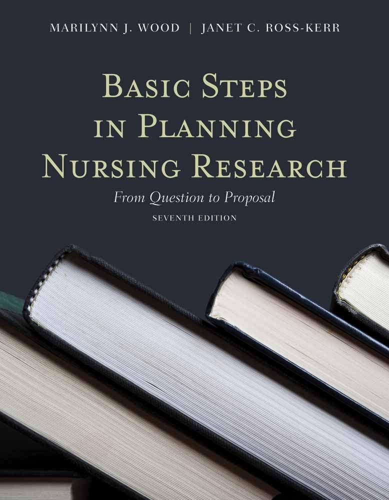 Basic Steps in Planning Nursing Research: From Question to Proposal: .