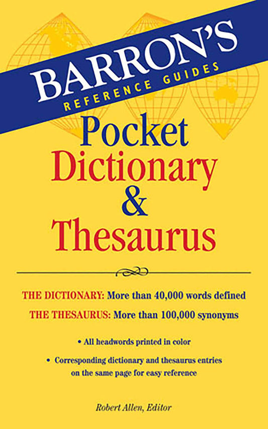 Pocket Dictionary & Thesaurus - 2324
