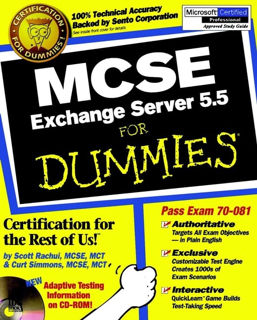 MCSE Exchange Server 5.5 For Dummies?