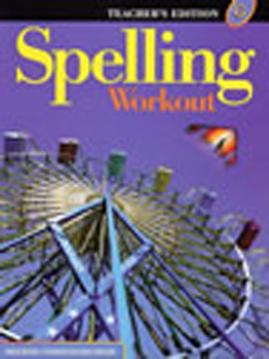 SPELLING WORKOUT LEVEL G TEACHERS EDITION
