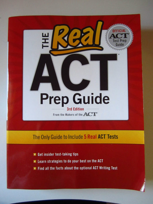The Real ACT Prep Guide: The Only Guide to Include 5 Real Act Tests - 3342