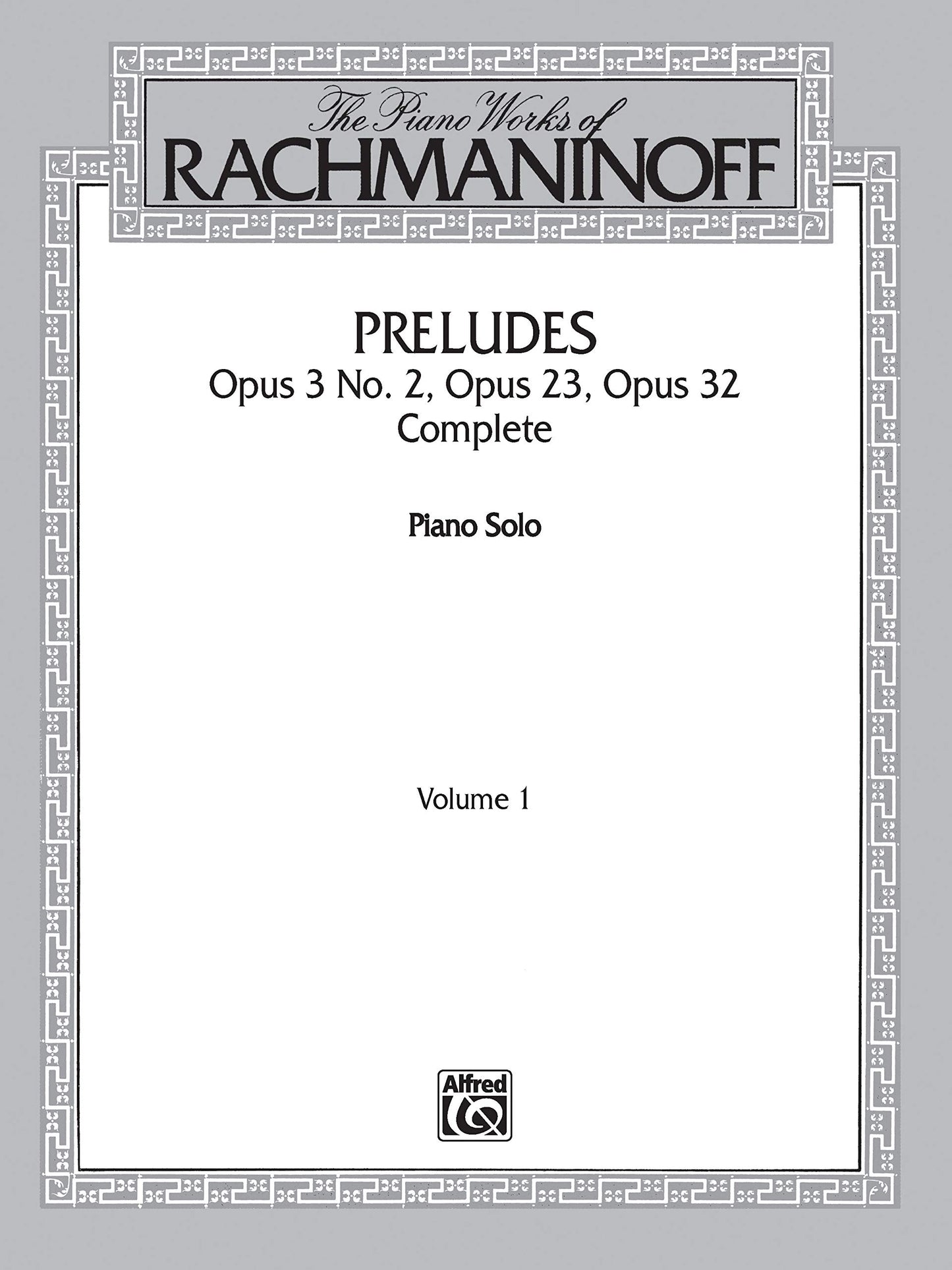 Rachmaninoff / Preludes Opus 3 No. 2, Opus 23, Opus 32 Complete(Vol.1)) - 9935