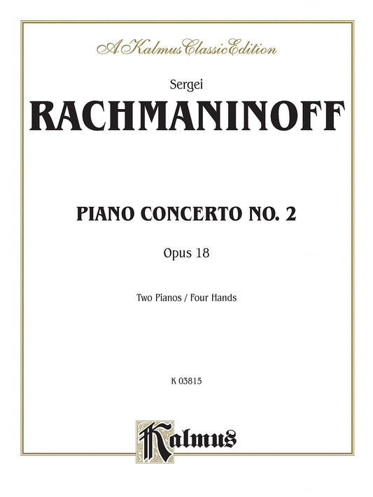 Piano Concerto No. 2 in C Minor, Op. 18 (Kalmus Edition) - 8555
