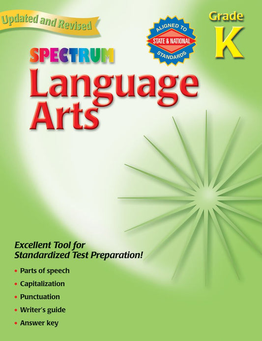 Language Arts, Grade K (Spectrum) - 9163