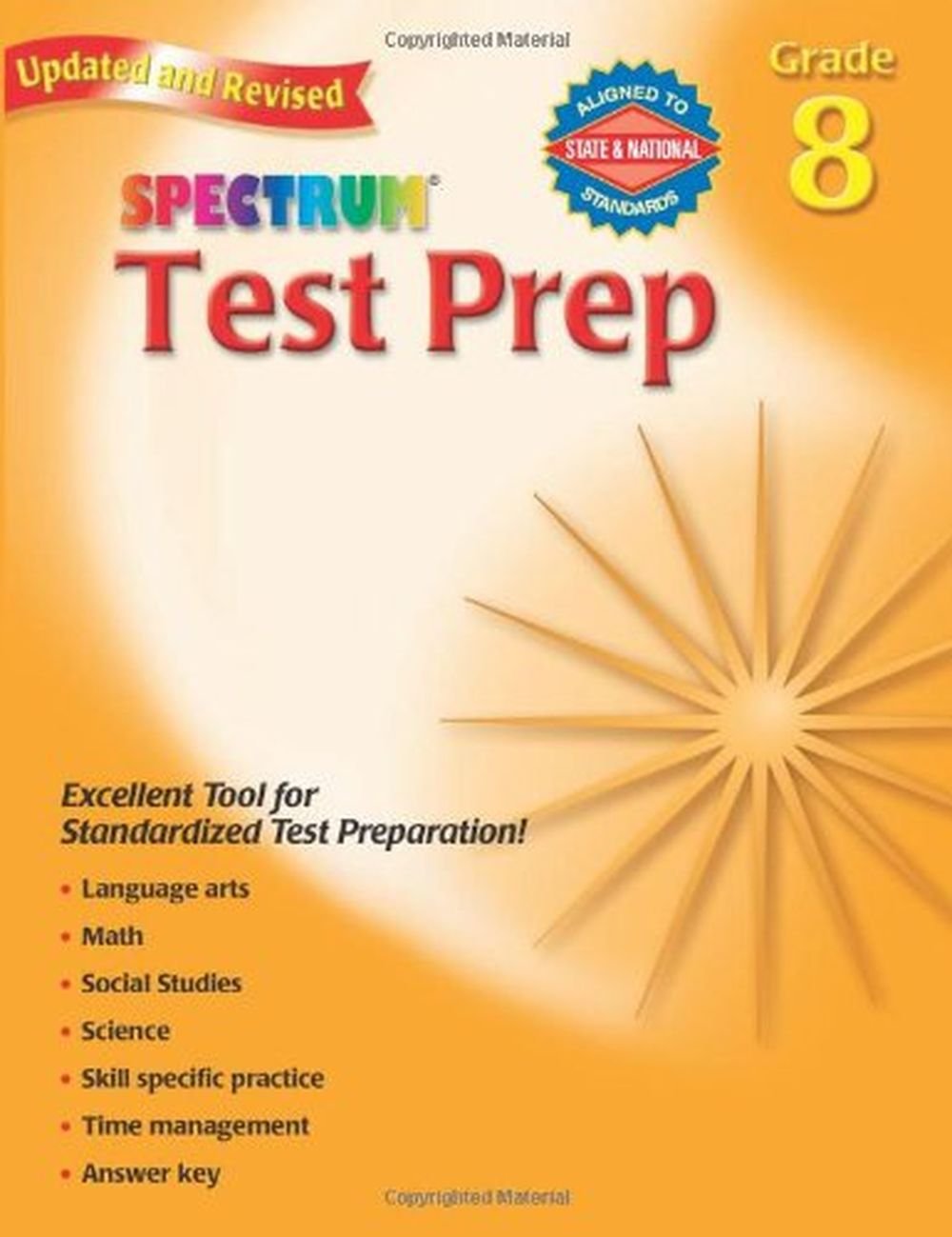 Test Prep, Grade 8 (Spectrum)
