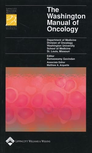 The Washington Manual of Oncology