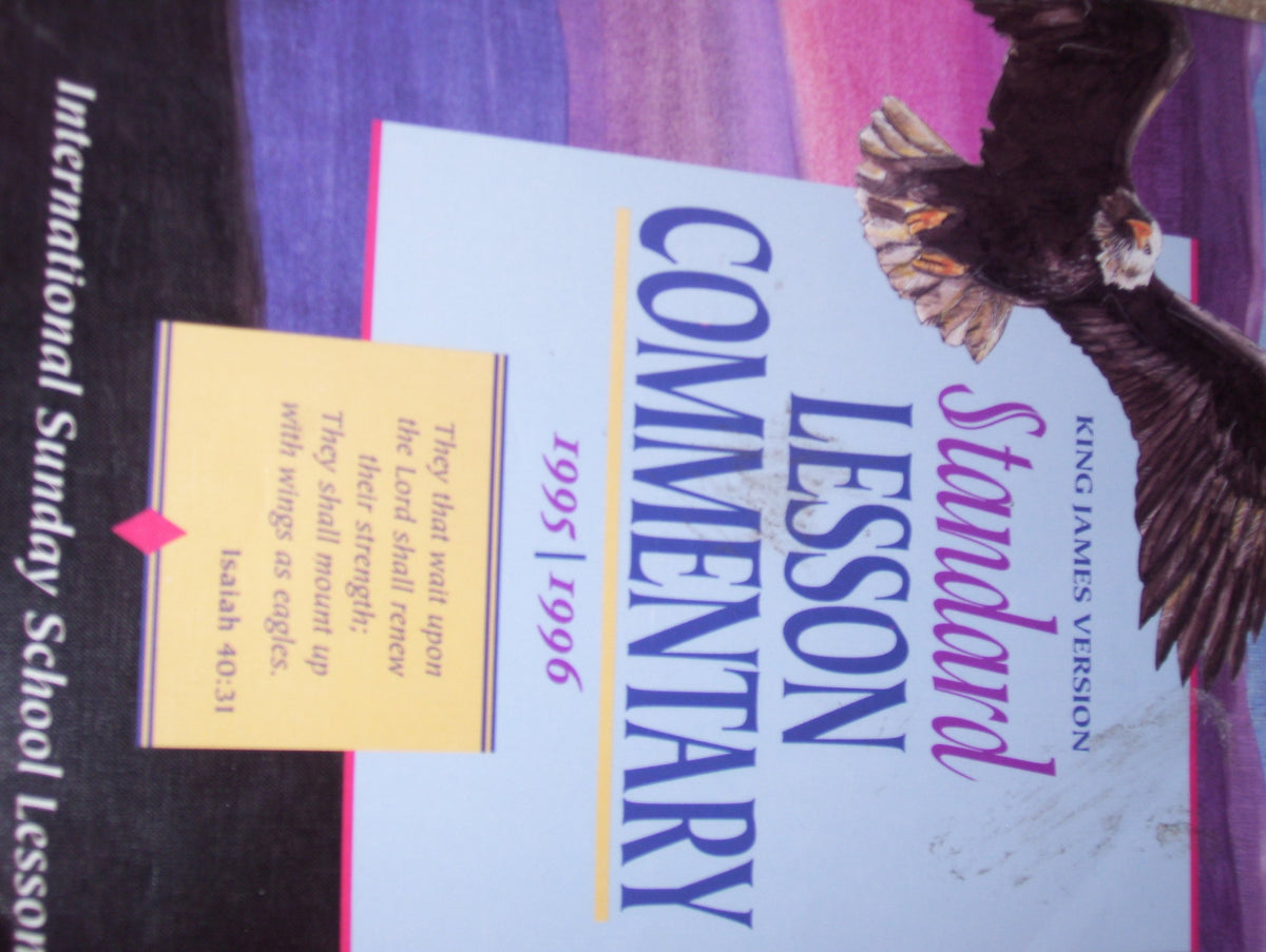 Standard Lesson Commentary King James Version 1995-1996