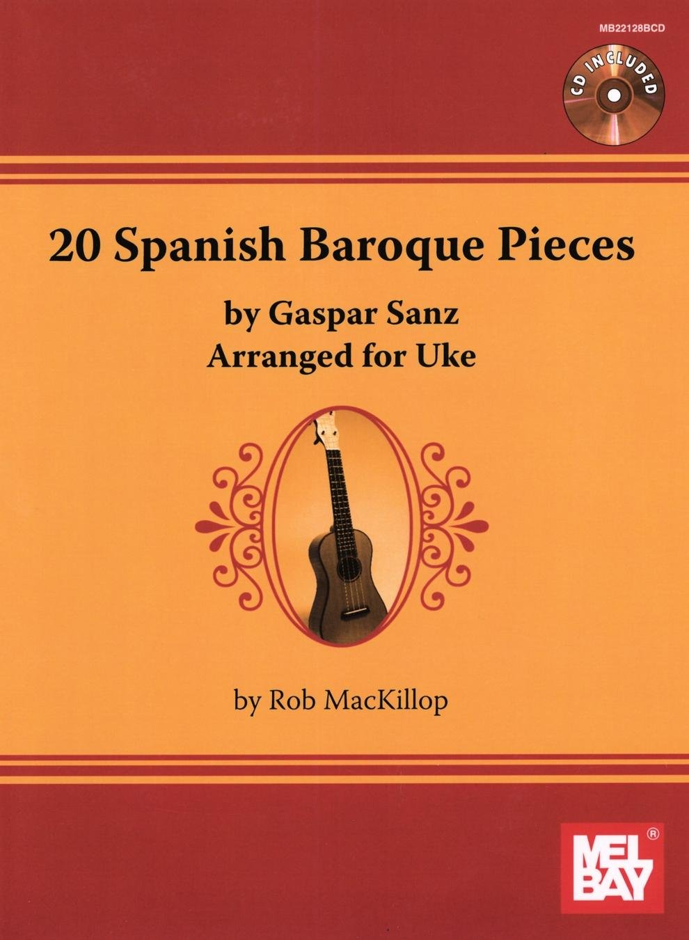 20 Spanish Baroque Pieces by Gaspar Sanz: Arranged for Uke - 9053