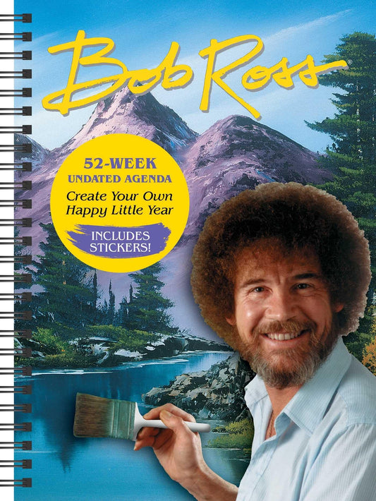Bob Ross Agenda Undated Calendar - 3005