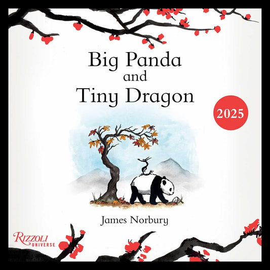 Big Panda and Tiny Dragon 2025 Wall Calendar - 3014