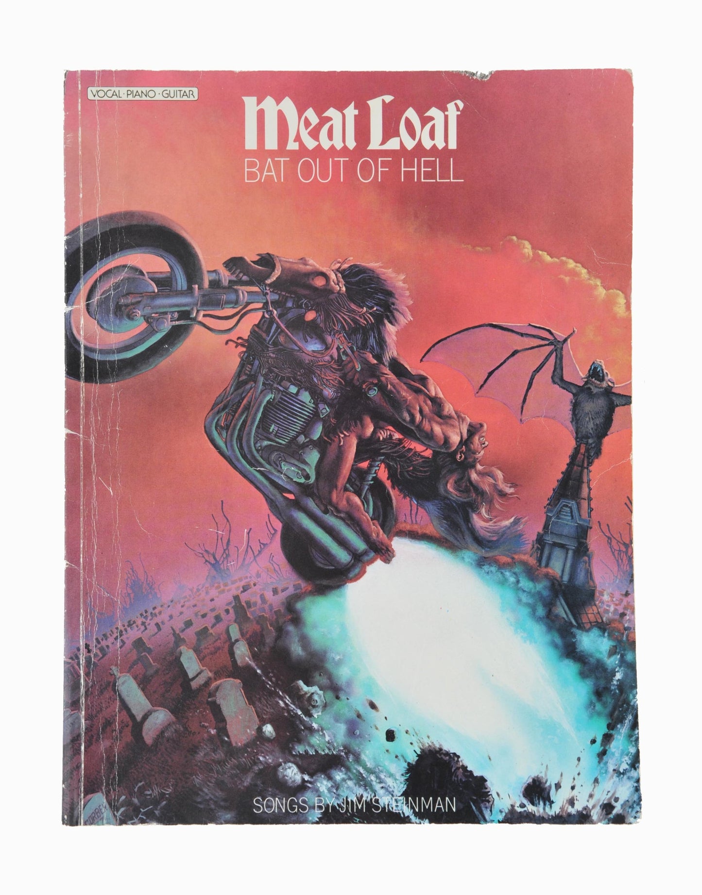 Meat Loaf - Bat Out of Hell Piano/Vocal/Guitar | Intermediate Rock Sheet Music Arrangements for Singers and Guitar Players |Authentic Songbook with Album Transcriptions for Practice and Performance