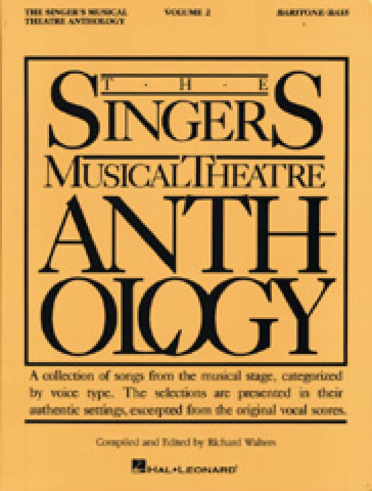 Singer's Musical Theatre Anthology – Volume 2 | Baritone Bass Voice Songbook for Piano and Vocals | Broadway Sheet Music Collection for Auditions and ... | Vocal Literature Book (Piano-Vocal Series) - 5734