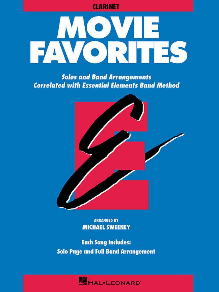 This Bb clarinet sheet music songbook features a collection of popular movie themes arranged by Michael Sweeney for students working with the Essential Elements Band Method. Designed for easy to ... a rewarding way to de...