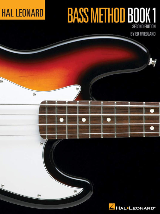Hal Leonard Electric Bass Method Book 1 - Electric Bass Instruction for Beginners | 2nd Edition | Songs, Riffs and Techniques | Sheet Music and Practice Guide - 8687