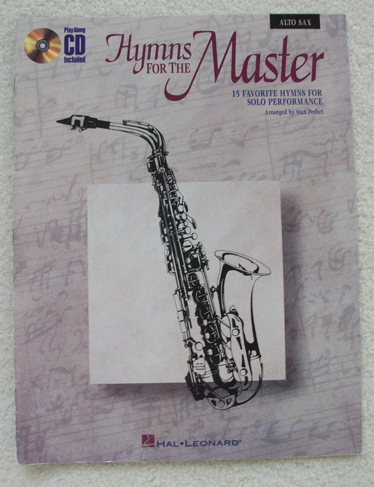 Hymns for the Master Alto Sax Book/Online Audio