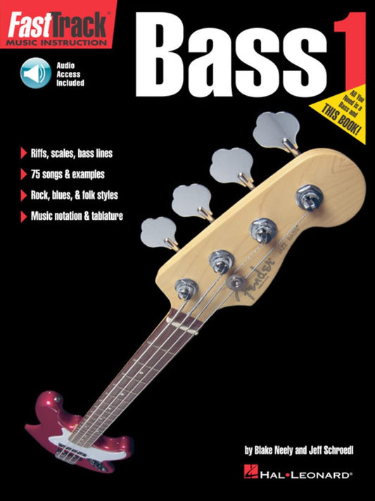 FastTrack Bass Method - Book 1 (Book/Online Audio) (Fasttrack Series)