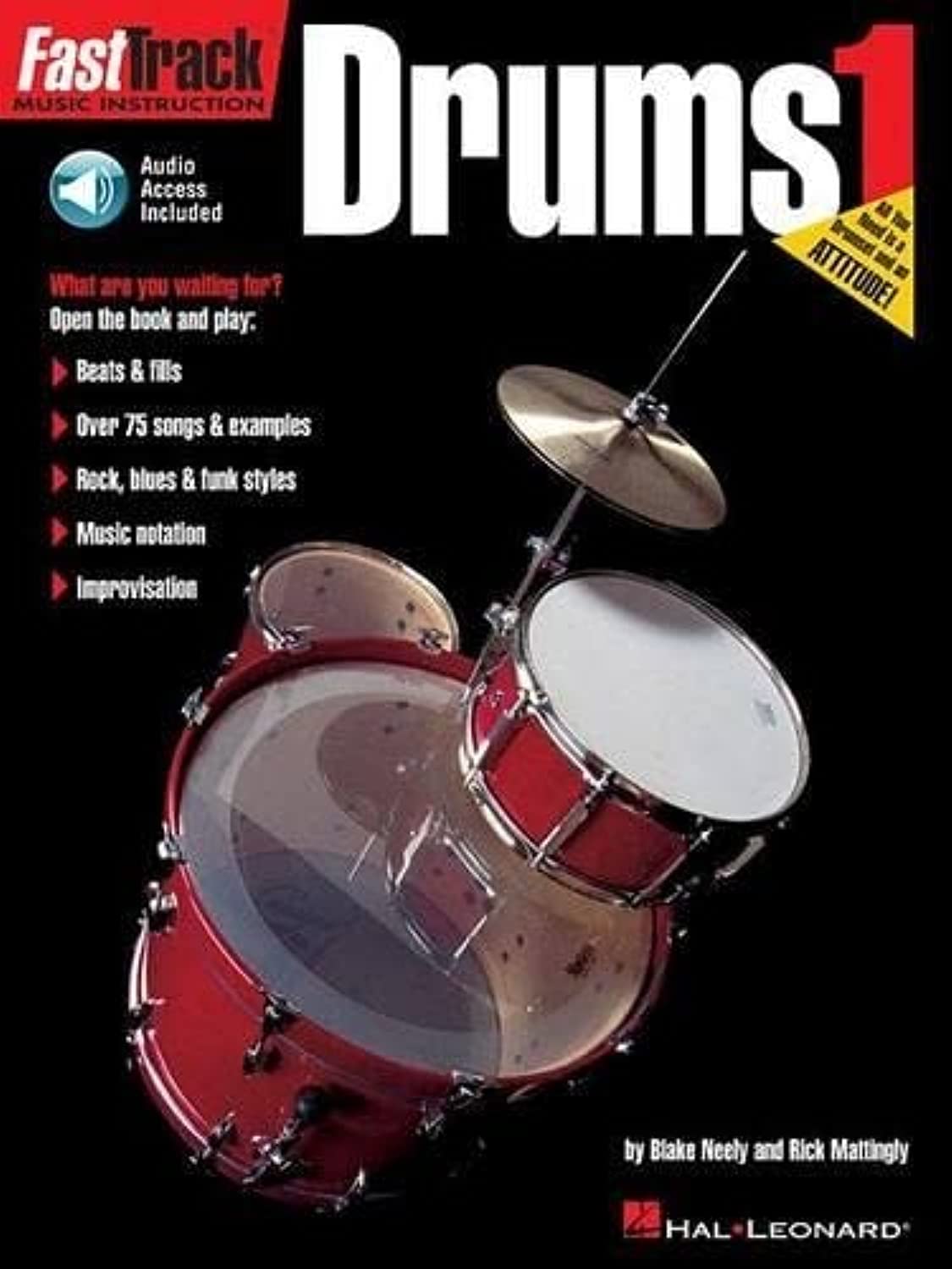 FastTrack Drums Method - Book 1 Book/Online Audio