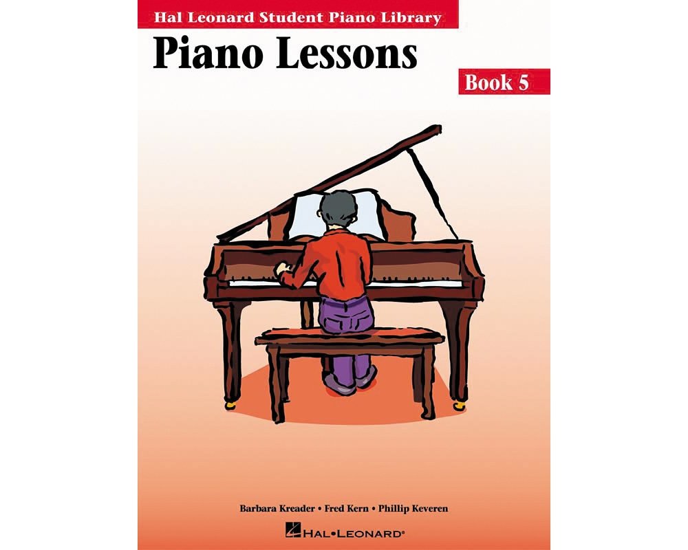 Piano Lessons - Book 5 | Hal Leonard Student Piano Library Method Book | Piano Sheet Music with Chords, Scales, and Rhythm Exercises | Educational Piano Songbook for Intermediate Students