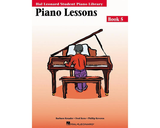 Piano Lessons - Book 5 | Hal Leonard Student Piano Library Method Book | Piano Sheet Music with Chords, Scales, and Rhythm Exercises | Educational Piano Songbook for Intermediate Students