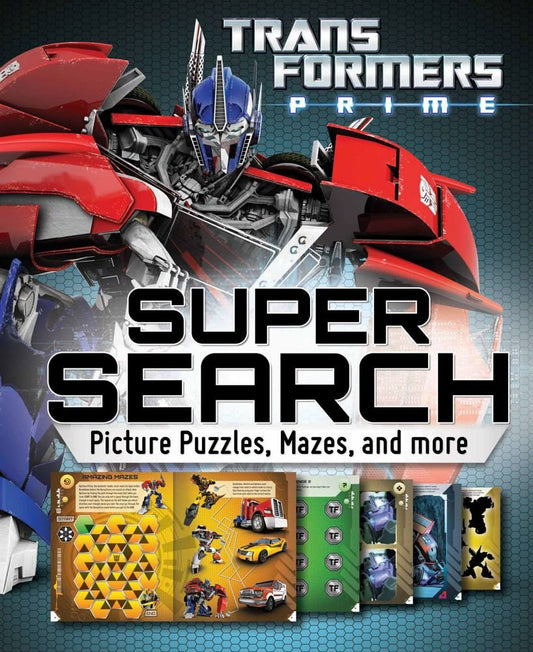 Transformers Prime Super Search: Picture Puzzles, Mazes, and More - 9302