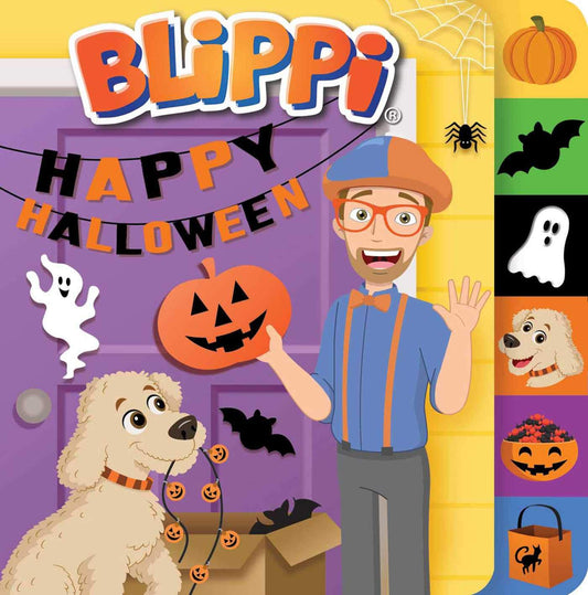 Blippi: Happy Halloween (Board Books with Tabs) - 8170