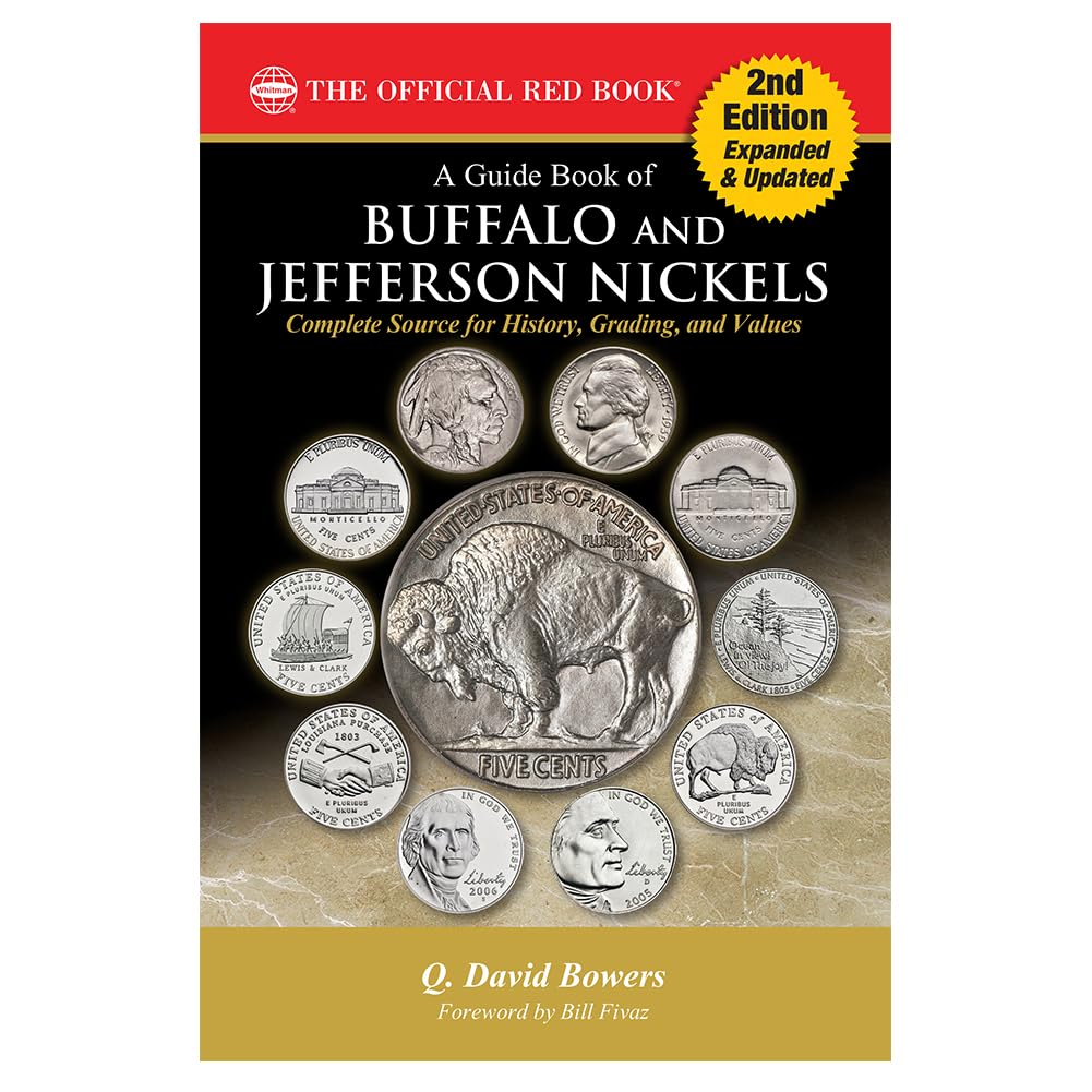 Whitman® Red Book Series #8: A Guide Book of Buffalo and Jefferson Nickels, 2nd Edition - History, Values, Collecting