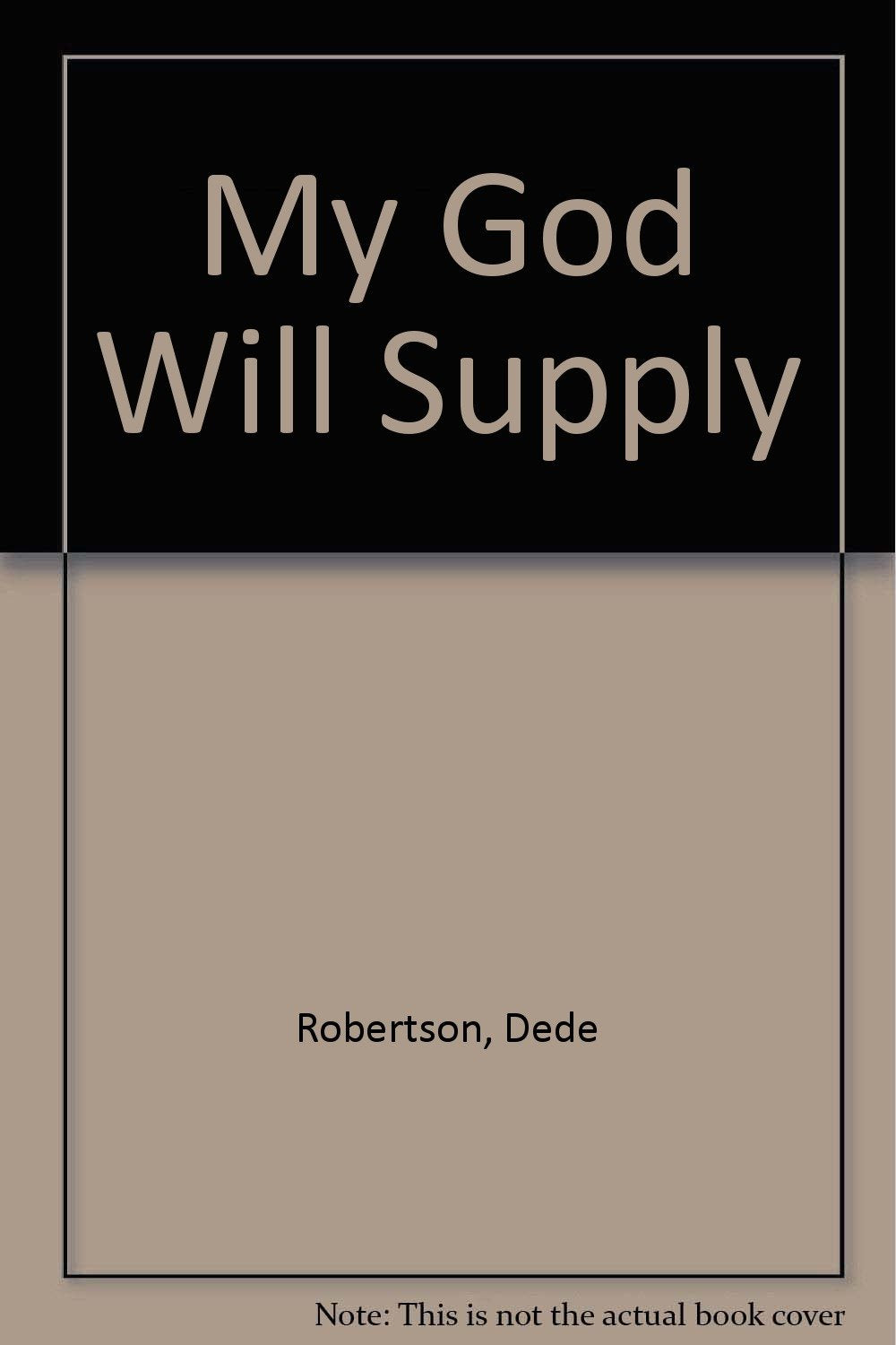 My God Will Supply