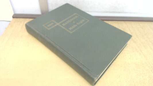 A Handbook of Middle English