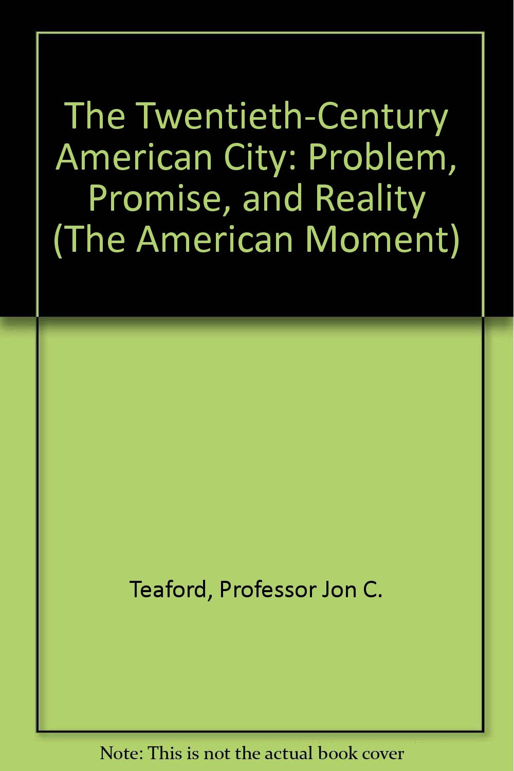 The Twentieth-Century American City: Problem, Promise, and Reality (The American Moment)