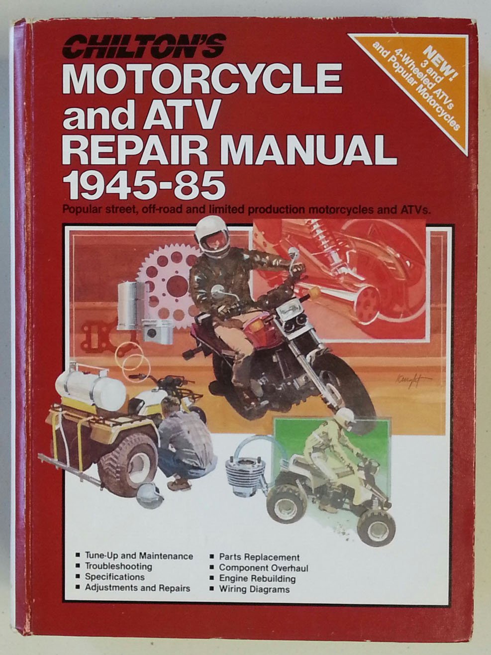 Chilton's Motorcycle and Atv Repair Manual, 1945-85