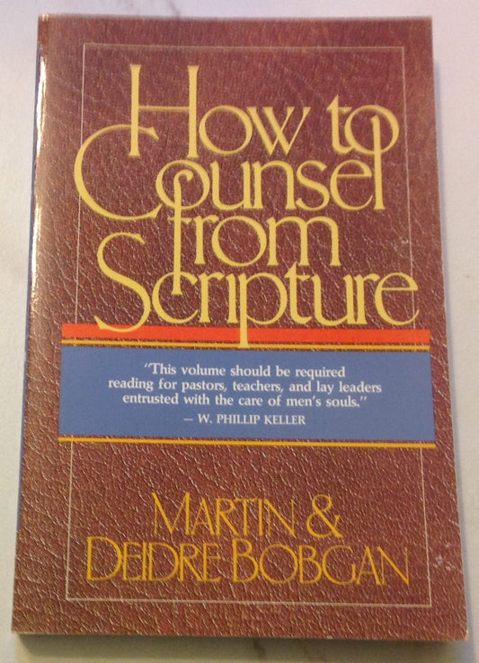 How to Counsel from Scripture
