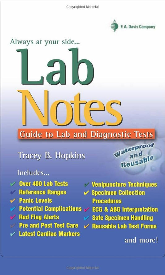 LabNotes: Guide to Lab & Diagnostic Tests - 3093